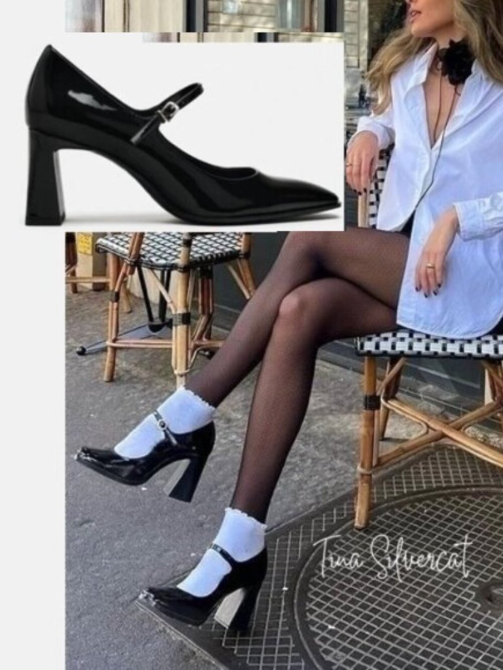 Zara Ballet Mary Janes Pump Black NWT